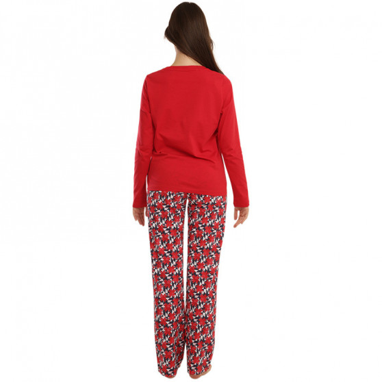 Damen-Schlafanzug Tommy Hilfiger rot (UW0UW03494 0WI)