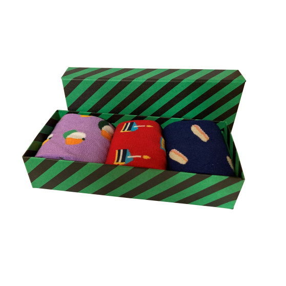 3PACK Fröhliche Socken Dots Socks in einer Geschenkbox (DTS-4435061)