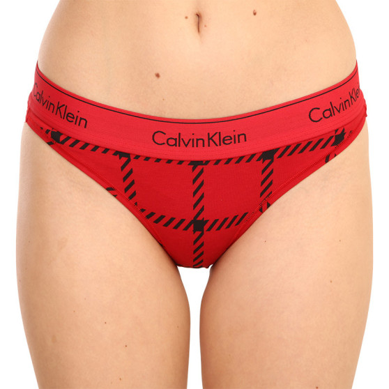 Damen Slips Calvin Klein rot (QF6862E-VGM)
