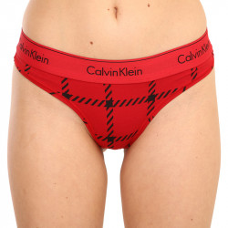 Damen Tangas Calvin Klein rot (QF6861E-VGM)