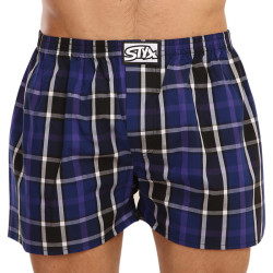 Herren Boxershorts Styx klassischer Gummizug mehrfarbig (A919)