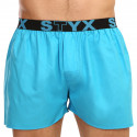 Herren Boxershorts Styx Sport elastisch hellblau (B969)