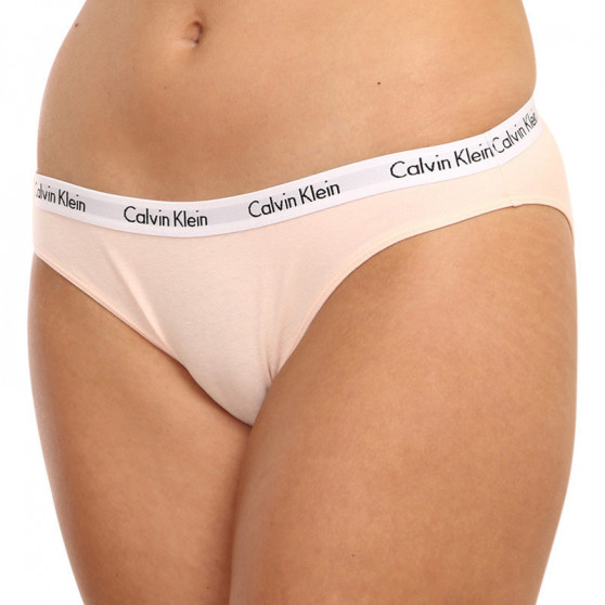 3PACK Damen Slips Calvin Klein Übergröße mehrfarbig (QD3801E-13X)