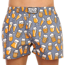 Herren Boxershorts Styx art klassischer Gummizug Bier (A1357)