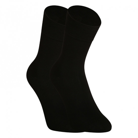Socken Gino Bambus, nahtlos, schwarz (82003)