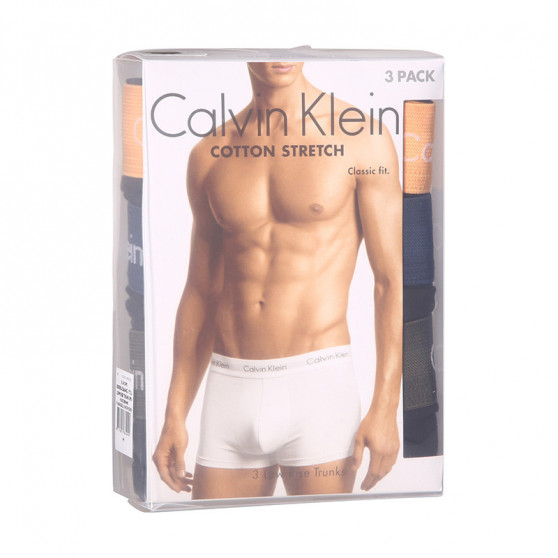 3PACK Herren Klassische Boxershorts Calvin Klein schwarz (U2664G-1TU)