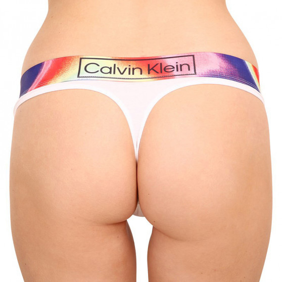 Damen Tangas Calvin Klein Übergroße weiß (QF6859E-100)
