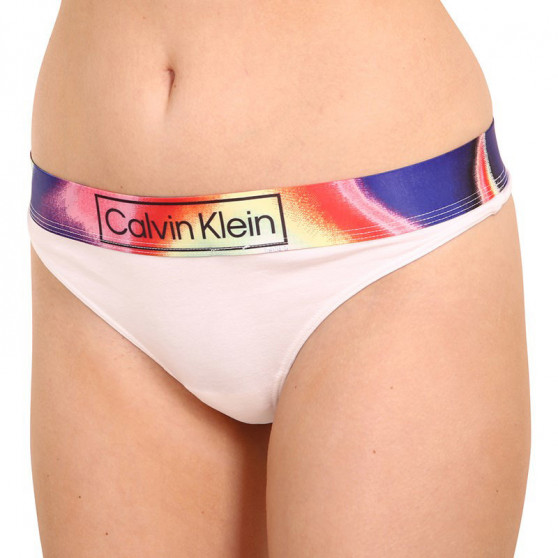 Damen Tangas Calvin Klein Übergroße weiß (QF6859E-100)