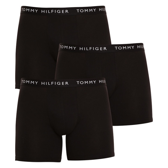 3PACK Herren Klassische Boxershorts Tommy Hilfiger schwarz (UM0UM02204 0TE)