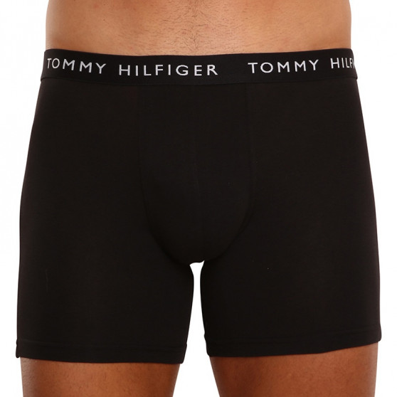 3PACK Herren Klassische Boxershorts Tommy Hilfiger schwarz (UM0UM02204 0TE)