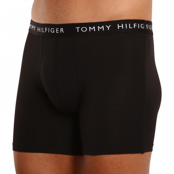 3PACK Herren Klassische Boxershorts Tommy Hilfiger schwarz (UM0UM02204 0TE)