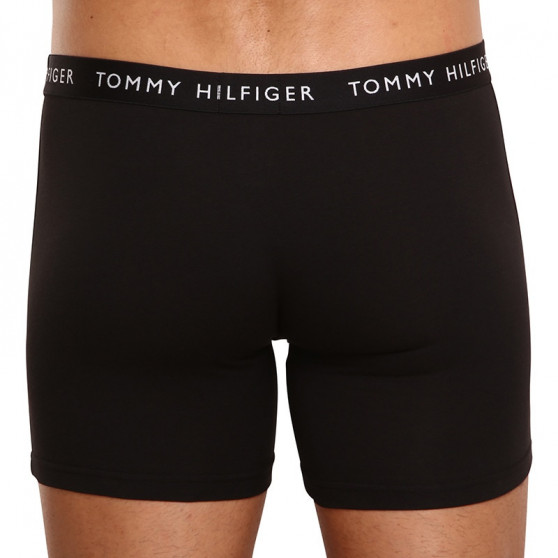 3PACK Herren Klassische Boxershorts Tommy Hilfiger schwarz (UM0UM02204 0TE)