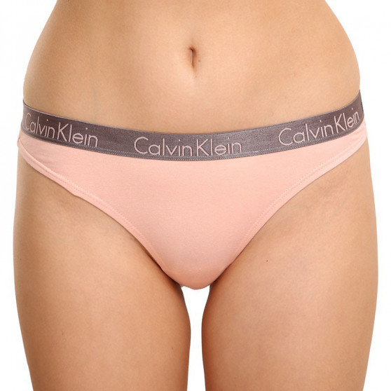 3PACK Damen Tangas Calvin Klein mehrfarbig (QD3560E-1CZ)
