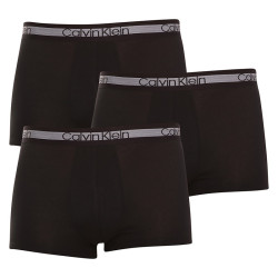 3PACK Herren Klassische Boxershorts Calvin Klein schwarz (NB1799A-001)