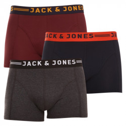 3PACK Herren klassische Boxershorts Jack and Jones mehrfarbig (12113943)