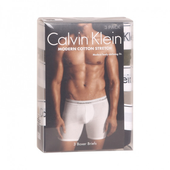 3PACK Herren Klassische Boxershorts Calvin Klein mehrfarbig (NB2381A-67A)