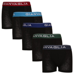 5PACK Kinder-Boxershorts Gianvaglia schwarz (026)