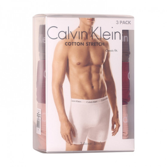3PACK Herren Klassische Boxershorts Calvin Klein mehrfarbig (NB1770A-6FM)