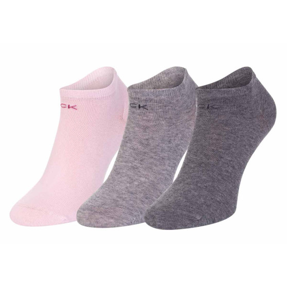 3PACK Damen Socken Calvin Klein kurz mehrfarbig (701218768 003)