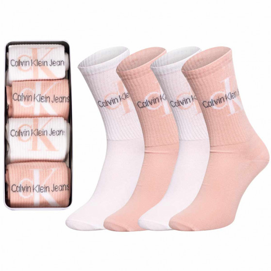 4PACK Damen Socken Calvin Klein mehrfarbig (701219844 002)
