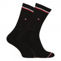 2PACK Herren Socken Tommy Hilfiger hoch schwarz (100001096 200)