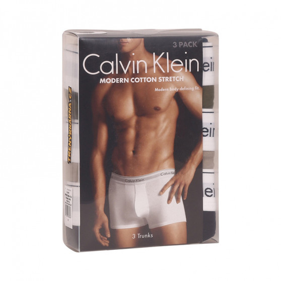 3PACK Herren Klassische Boxershorts Calvin Klein mehrfarbig (NB2380A-67A)