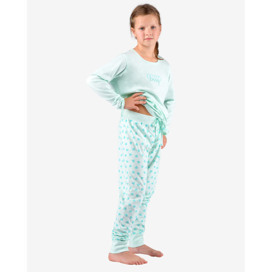 Mädchen Pyjama Gina blau (29007-LYMMMZ)