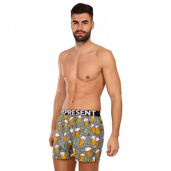 Shorts für Männer Represent exklusiv Mike october fest (R2M-BOX-0735)