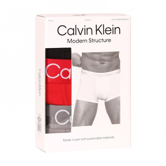 3PACK Herren Klassische Boxershorts Calvin Klein mehrfarbig (NB2970A-6IO)