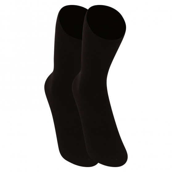 7PACK Socken Nedeto lang Bambus schwarz (7NDTP001)