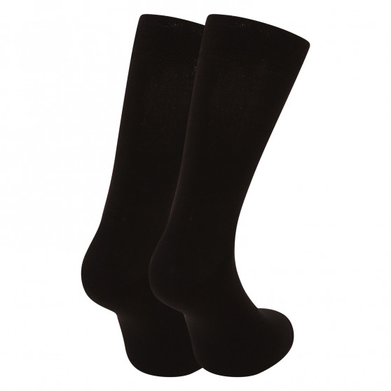 7PACK Socken Nedeto lang Bambus schwarz (7NDTP001)
