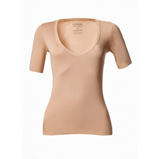 Damen unsichtbares T-Shirt Covert beige (144309-410)
