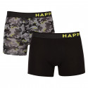 2PACK Herren Klassische Boxershorts Happy Shorts mehrfarbig (HSJ 792)