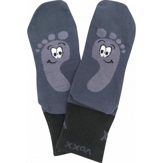 3PACK Socken VoXX dunkelgrau (Barefootan-darkgrey)