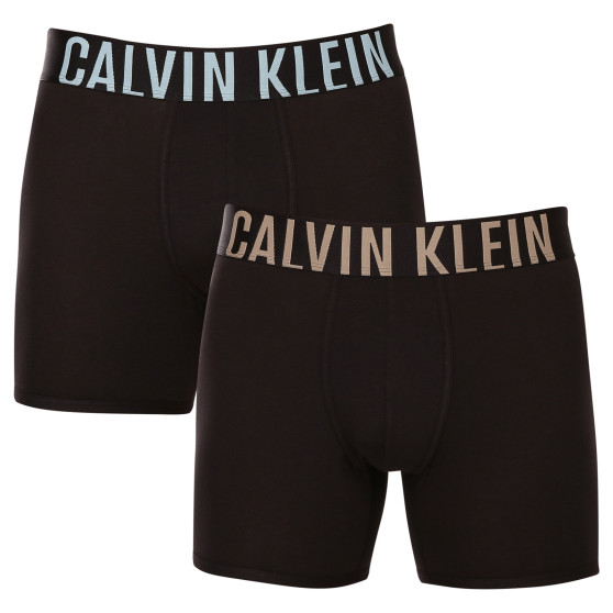 2PACK Herren Klassische Boxershorts Calvin Klein schwarz (NB2603A-6HF)