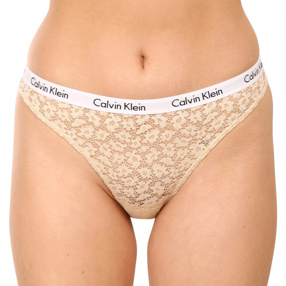 3PACK Brasil-Slips für Damen Calvin Klein mehrfarbig (QD3925E-6Q2)