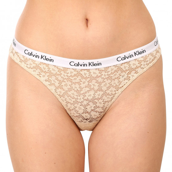 3PACK Damen Slips Calvin Klein Übergröße mehrfarbig (QD3975E-6Q2)