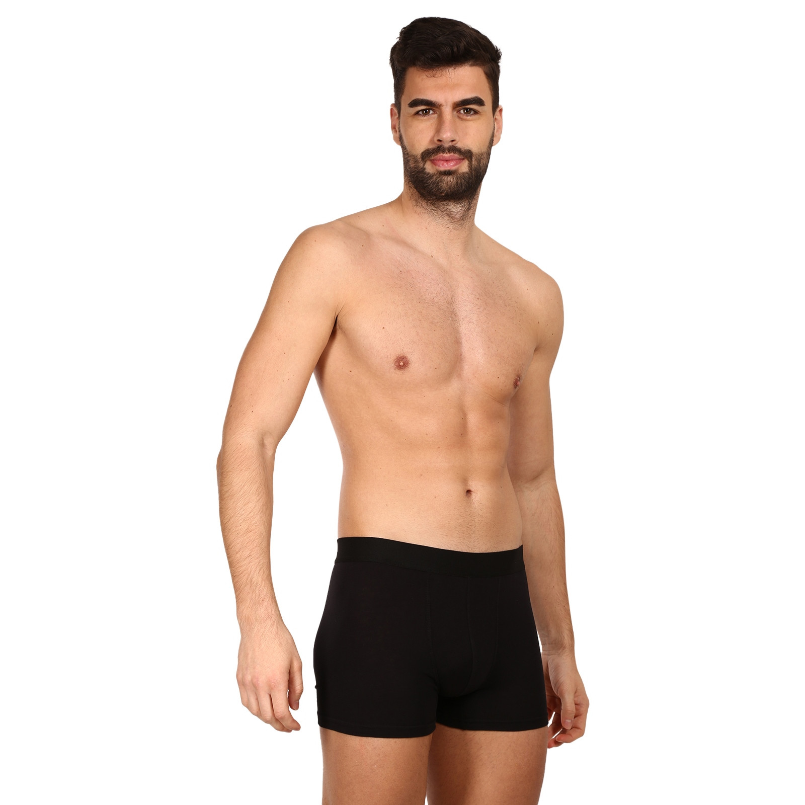 5PACK Herren Klassische Boxershorts Nedeto mehrfarbig (5NDTB1001) XL.
Klassische schwarze Boxershorts für jeden Kleiderschrank

Die Nedeto Herren-Boxershorts mit längerem Bein sorgen für perfekten Tragekomfort im Alltag, egal ob Sie ein wichtiges Arbeitstreffen haben oder zum Klettern müssen.
Tschechische Marke Nedeto setzt auf Qualität

Wir tragen alle Nedeto-Boxershorts, weil wir sie selbst hergestellt haben.