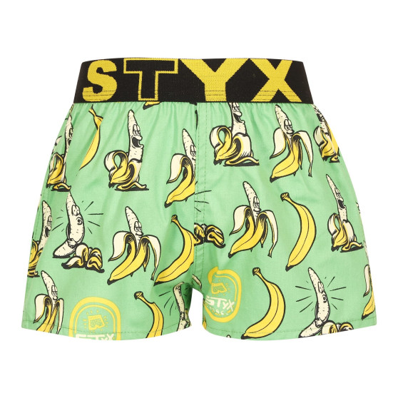 Boxershorts für Kinder Styx art sportlicher Gummizug Bananen (BJ1359)