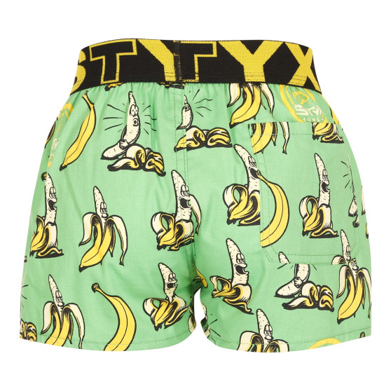Boxershorts für Kinder Styx art sportlicher Gummizug Bananen (BJ1359)