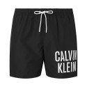 Herren Badehosen Calvin Klein übergroß schwarz (KM0KM00744 BEH)