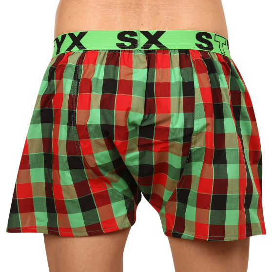 Herren Boxershorts Styx sportlicher Gummizug mehrfarbig (B938)