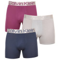 3PACK Herren Klassische Boxershorts Calvin Klein mehrfarbig (NB3131A-C7Y)