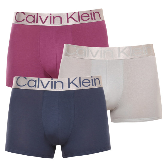3PACK Herren Klassische Boxershorts Calvin Klein mehrfarbig (NB3130A-C7Y)