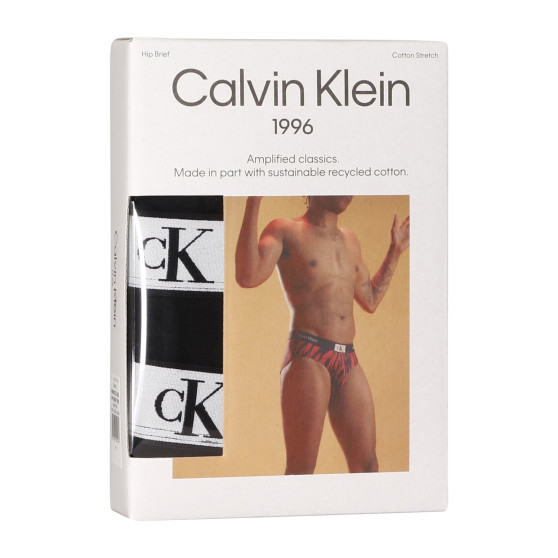 3PACK Herren Slips Calvin Klein schwarz (NB3527A-UB1)