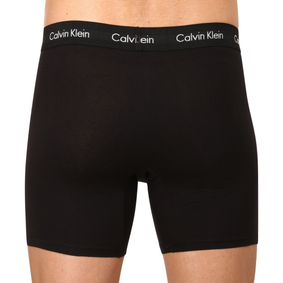 3PACK Herren klassische Boxershorts Calvin Klein schwarz (NB1770A-XWB)
