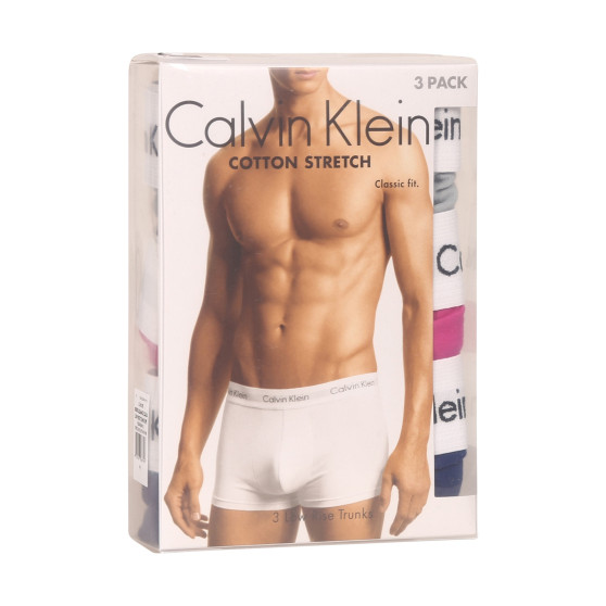 3PACK Herren Klassische Boxershorts Calvin Klein mehrfarbig (U2664G-CAU)
