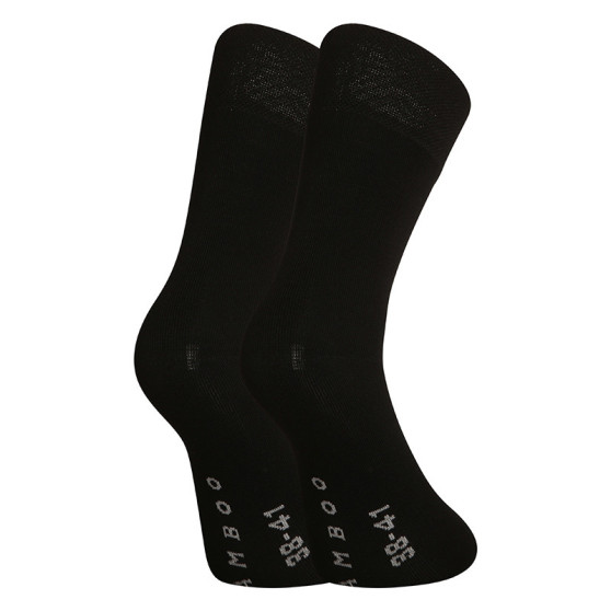 5PACK Socken Gino Bambus, nahtlos, schwarz (82003)