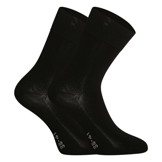 5PACK Socken Gino Bambus, nahtlos, schwarz (82003)