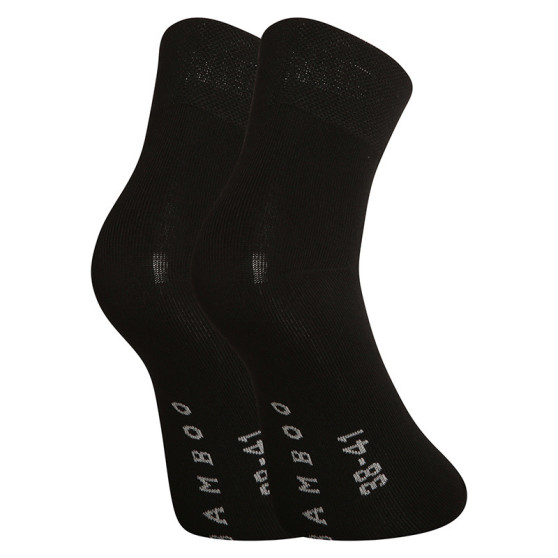 3PACK Socken Gino Bambus schwarz (82004)